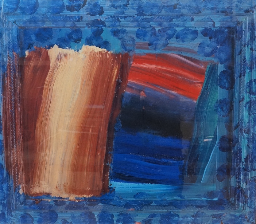 After Howard Hodgkin (1932-2017), abstract colour lithograph, ‘Moonlight’, unsigned, 48 x 56cm. Condition - good